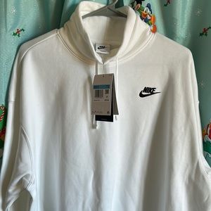 Nike woman’s oversized mock neck lightweight sweatshirt